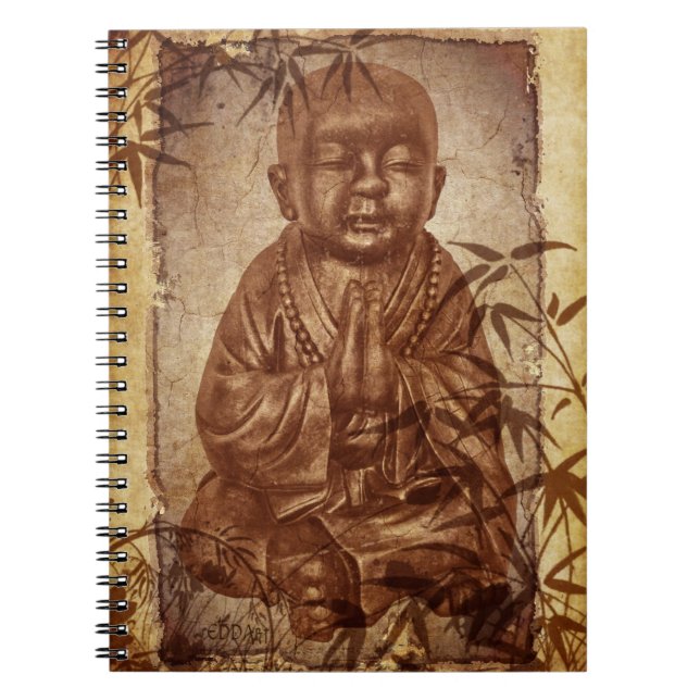 Buddhism Monk - antique style Notebook (Front)