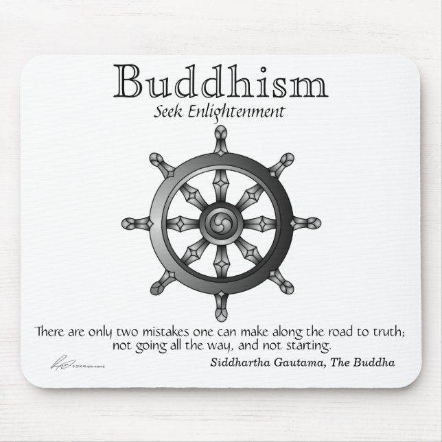 Buddhism - Passage Mousepad (Front)