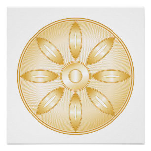 Buddhism Symbol Poster