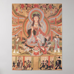 Buddhist banner poster