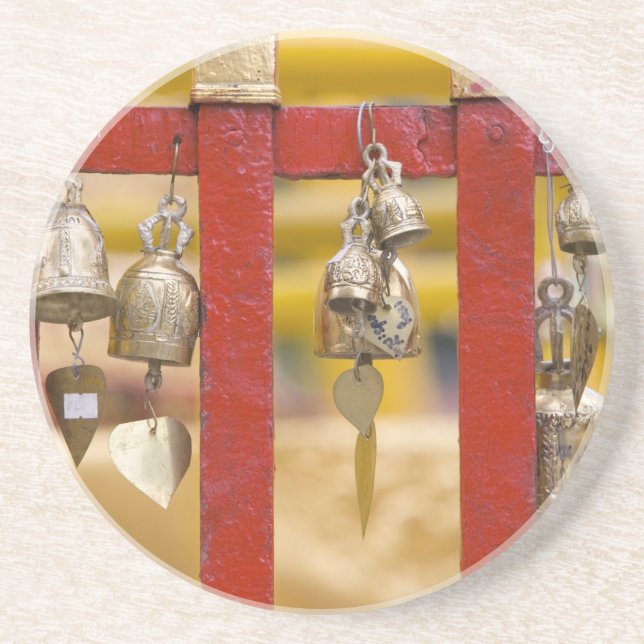 Buddhist Bells at Doi Suthep Temple Coaster (Front)
