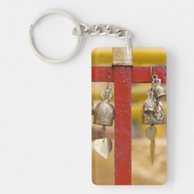 Buddhist Bells at Doi Suthep Temple Key Ring (Front)