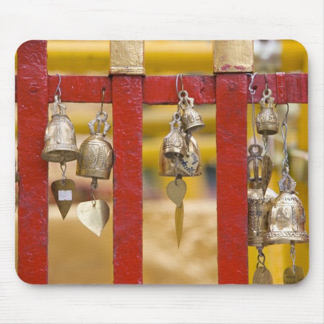 Buddhist Bells at Doi Suthep Temple Mouse Pad (Front)