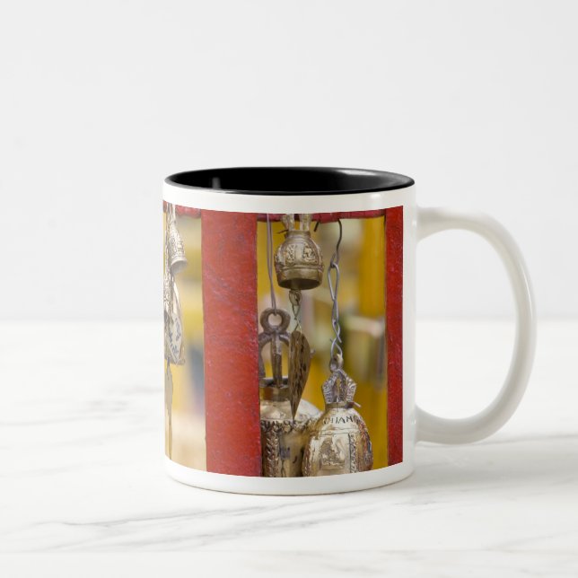 Buddhist Bells at Doi Suthep Temple Two-Tone Coffee Mug (Right)