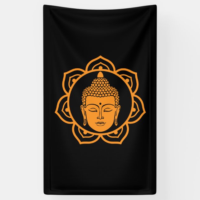 Buddhist Bodhi Day Banner (Vertical)