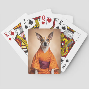 Buddhist Brazilian Terrier Playing Cards