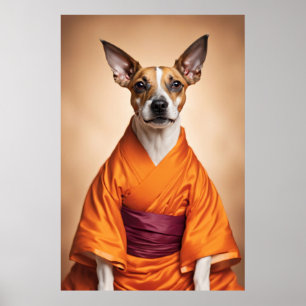 Buddhist Brazilian Terrier Poster