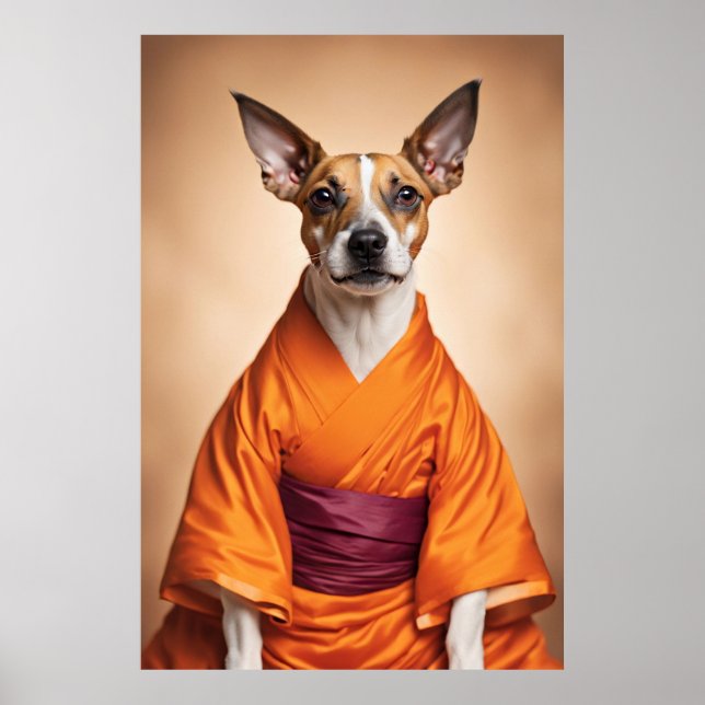Buddhist Brazilian Terrier Poster (Front)