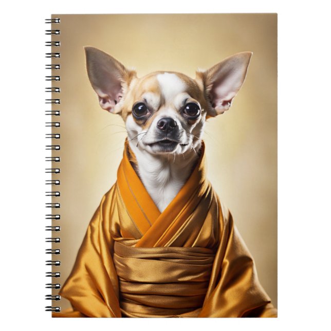 Buddhist Chihuahua Notebook (Front)