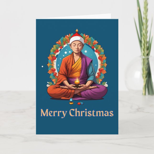 Buddhist Christmas  Holiday Card (Front)