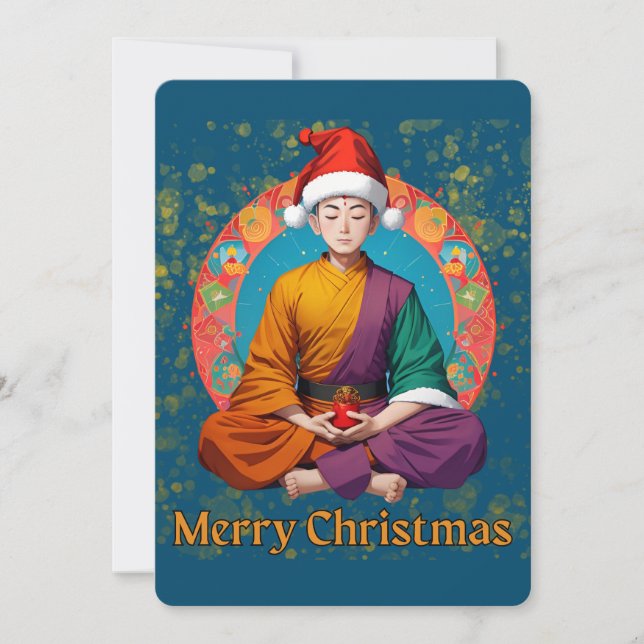 Buddhist Christmas Holiday Card (Front)