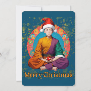 Buddhist Christmas Holiday Card