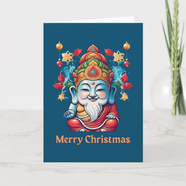 Buddhist Christmas  Holiday Card (Front)