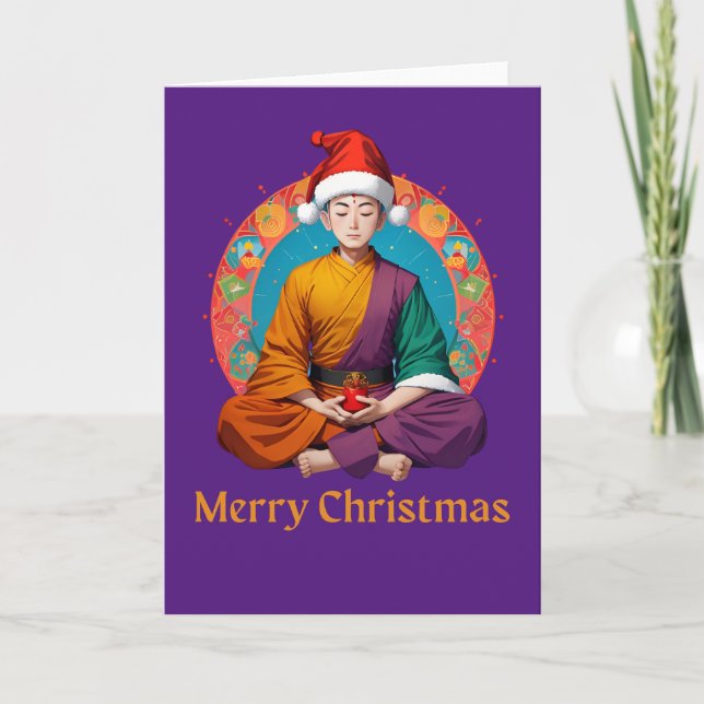 Buddhist Christmas  Holiday Card (Front)