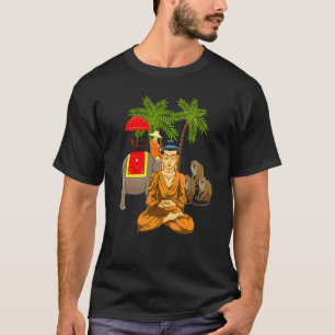 Buddhist Elephant Zen Buddhism Yoga Meditation Bud T-Shirt