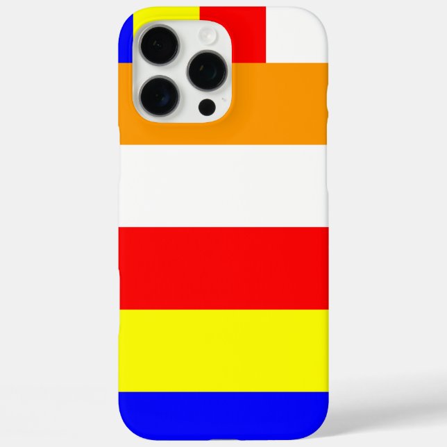 Buddhist Flag Case-Mate iPhone Case (Back)