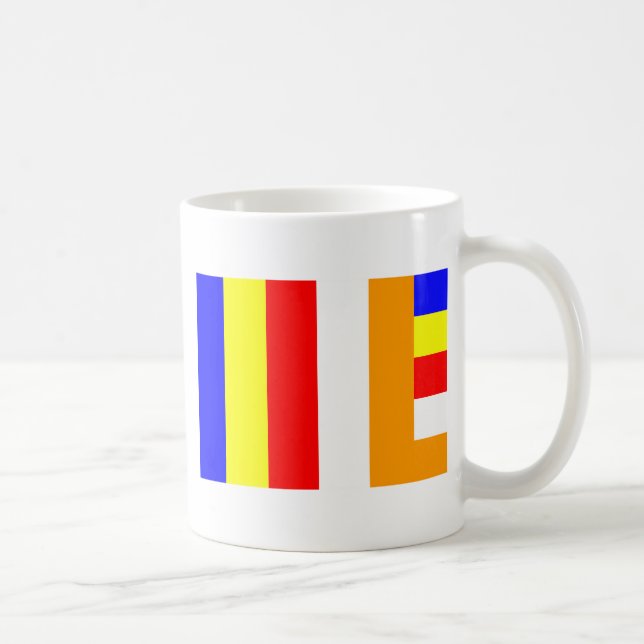 Buddhist Flag Coffee Mug (Right)