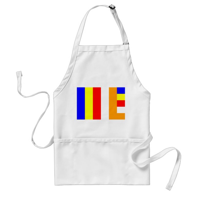 Buddhist Flag Standard Apron (Front)
