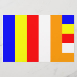 Buddhist Flag Stationery