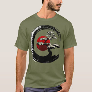 Buddhist Gift Men Women Enso Circle Zen Buddhism T-Shirt