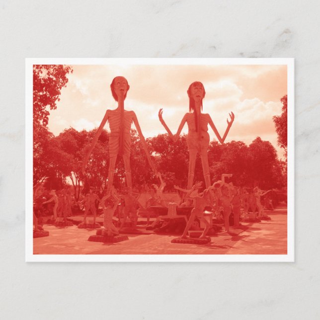 Buddhist Hell ... Thailand Postcard (Front)