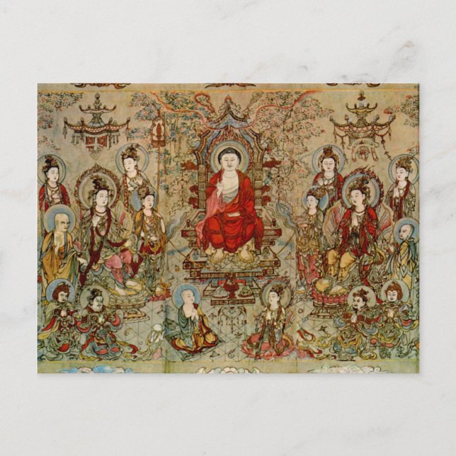 Buddhist Images Chang Sheng-wen Fine Art Postcard (Front)
