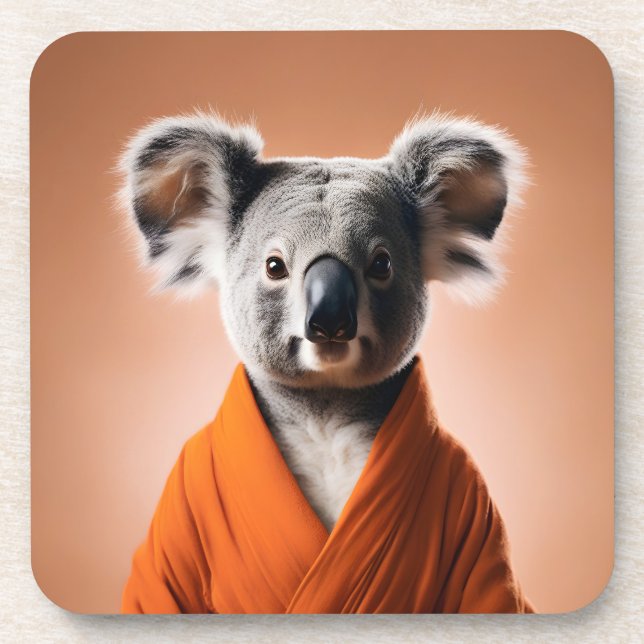 Buddhist Koala Coaster (Front)