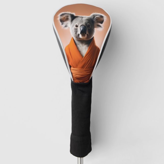 Buddhist Koala Golf Head Cover (Front)