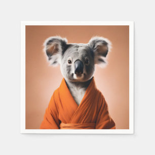 Buddhist Koala Napkin