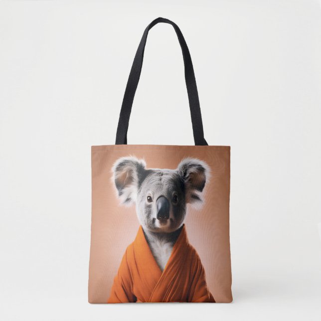 Buddhist Koala Tote Bag (Front)