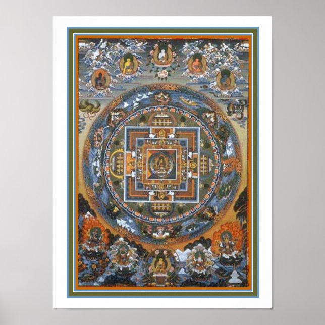 Buddhist Mandala Print 12 x 16 (Front)