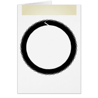 Buddhist Math Enso Circle Card