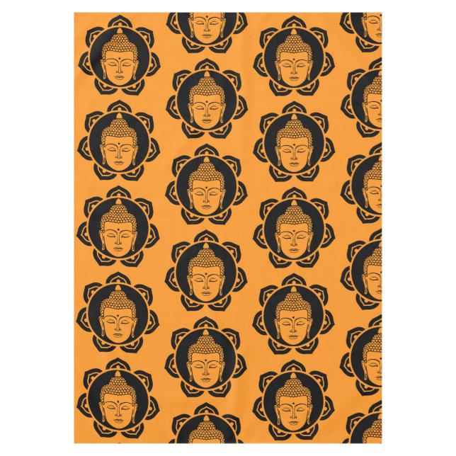 Buddhist Meditation Art Decor Tablecloth (Front)