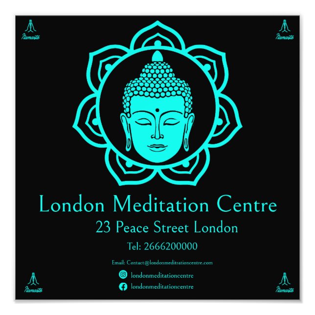 Buddhist Meditation  Photo Print (Front)