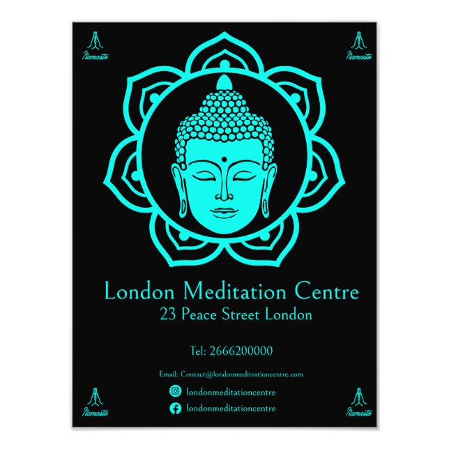 Buddhist Meditation  Photo Print (Front)