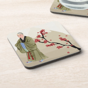 Buddhist Monk Beverage Coaster
