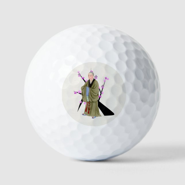 Buddhist Monk Golf Ball (Front)