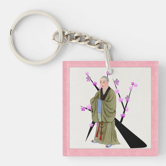 Buddhist Monk Keychain (Front)