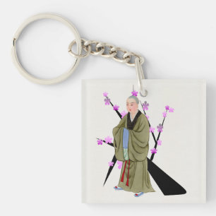 Buddhist Monk Keychain