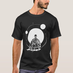 Buddhist Monk Meditation Buddhism Prayer Lotus Pos T-Shirt