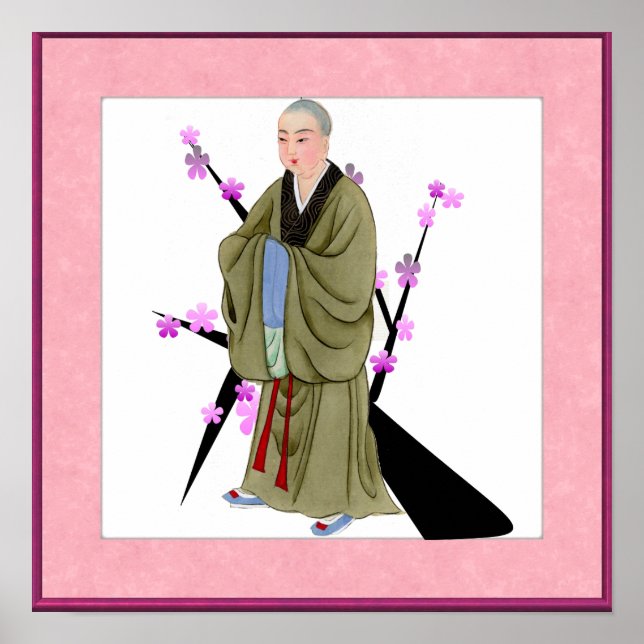 Buddhist Monk Poster (Front)