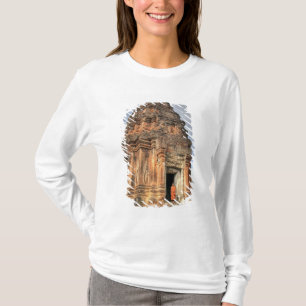 Buddhist monk standing in doorway of temple T-Shirt