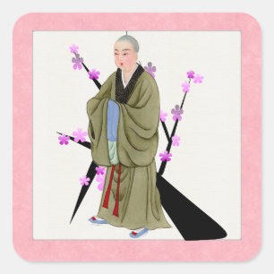 Buddhist Monk Sticker