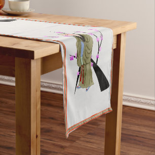 Buddhist Monk Table Runner