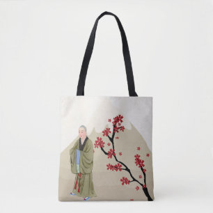 Buddhist Monk Tote Bag