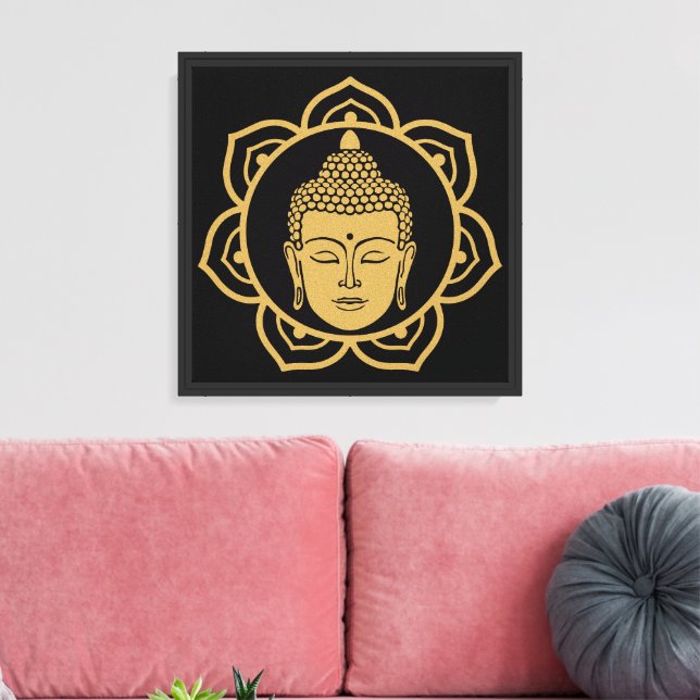 Buddhist Nirvana Day Canvas Print (Insitu(LivingRoom))