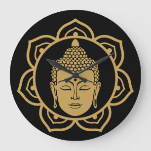 Buddhist Nirvana Day Large Clock