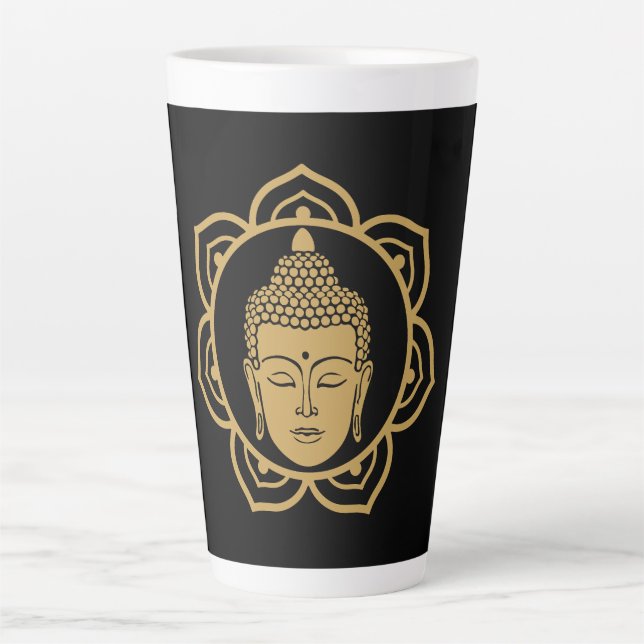 Buddhist Nirvana Day Latte Mug (Front)
