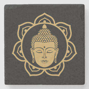 Buddhist Nirvana Day Stone Coaster