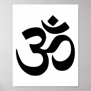 Buddhist Om Symbol  Poster